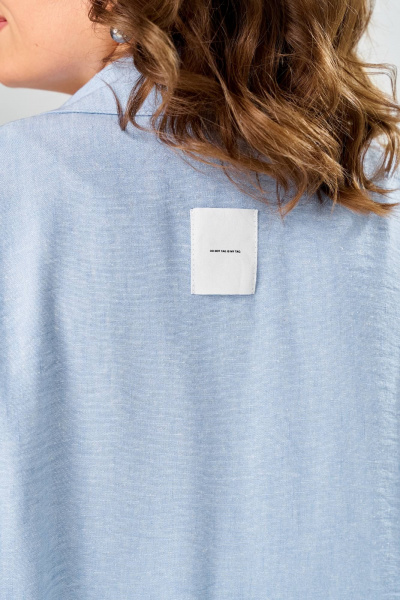 Брюки, кардиган, майка Диомант 2166 голубой - фото 9