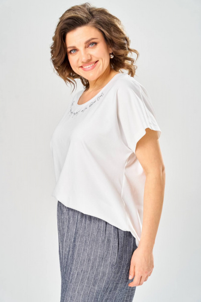 Брюки, кардиган, майка Диомант 2166 джинс - фото 10