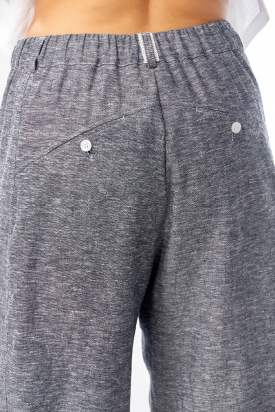 Брюки, рубашка Диомант 2157 джинс_серый - фото 5