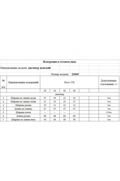 Джемпер KOKOdea 23005 молочный - фото 3