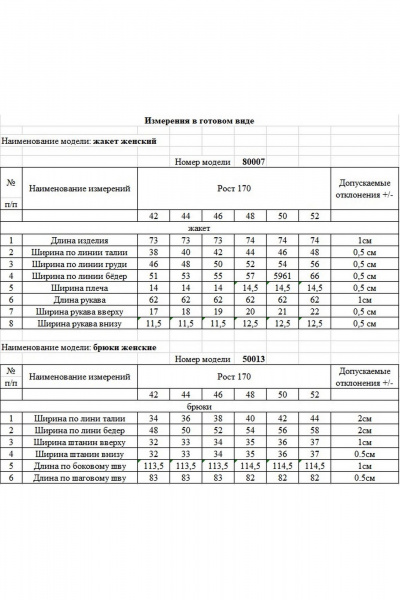 Брюки, жакет KOKOdea 30014 светло-бирюзовый - фото 7