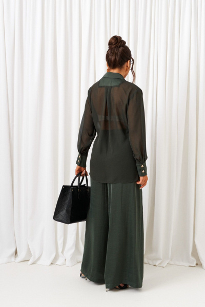 Брюки, рубашка Beautiful&Free 6428 шалфей - фото 8