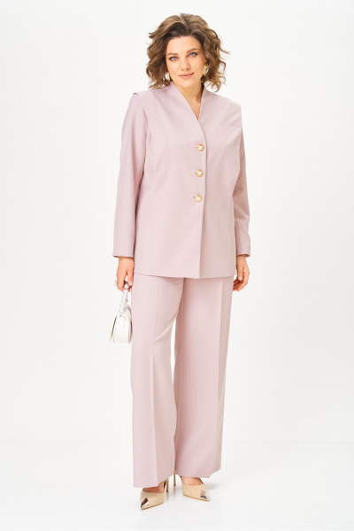 Брюки, жакет Vilena 1138 крем - фото 14