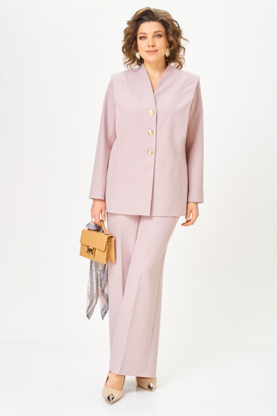 Брюки, жакет Vilena 1138 крем - фото 2