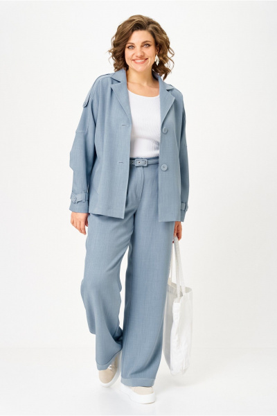 Брюки, жакет Vilena 1150 джинс - фото 12