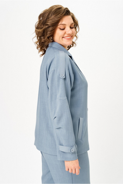 Брюки, жакет Vilena 1150 джинс - фото 6