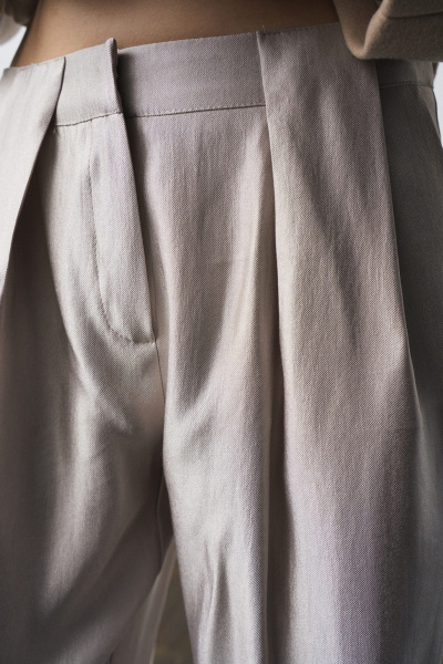 Брюки MilMil 1299 жемчужный - фото 3