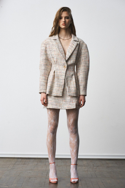 Жакет, юбка MilMil 1307 рогожка - фото 9