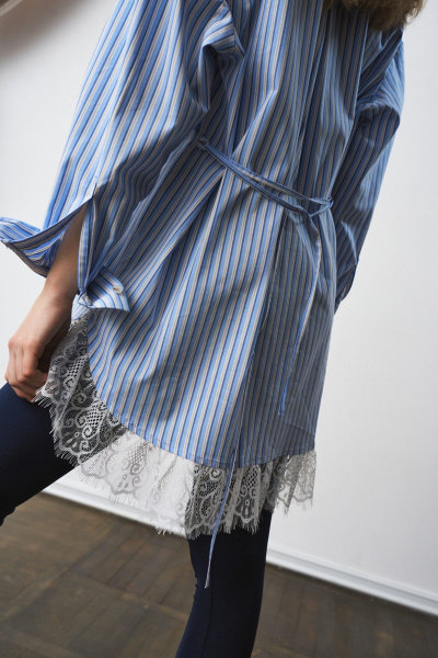 Рубашка MilMil 1314 голубой - фото 5