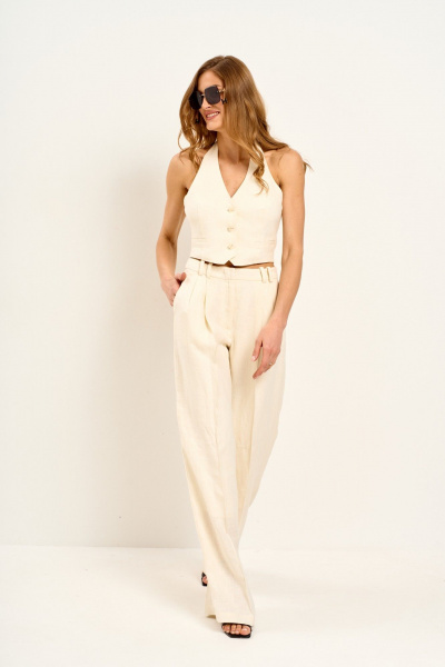 Жилет Mars design 1004 молочный - фото 4