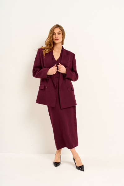 Юбка Mars design 1005 бордовый - фото 5