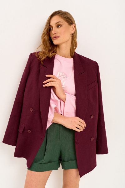 Жакет Mars design 1006 бордовый - фото 10