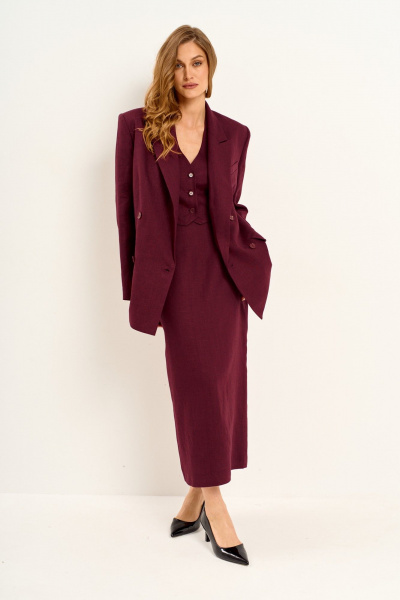 Жакет Mars design 1006 бордовый - фото 7