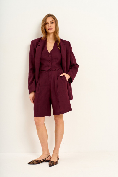 Шорты Mars design 1007 бордовый - фото 4