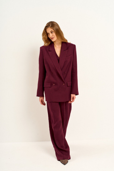 Брюки Mars design 1008 бордовый - фото 2
