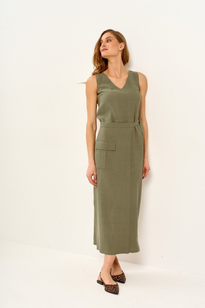 Платье, фартук Mars design 1014 хаки - фото 3