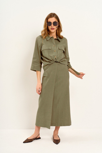 Блуза Mars design 1016 хаки - фото 7