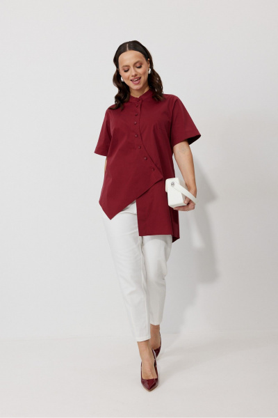 Блуза, брюки Mubliz 157 вино - фото 10