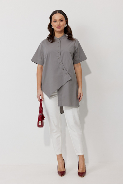 Блуза, брюки Mubliz 157 серый - фото 18