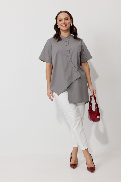 Блуза, брюки Mubliz 157 серый - фото 16