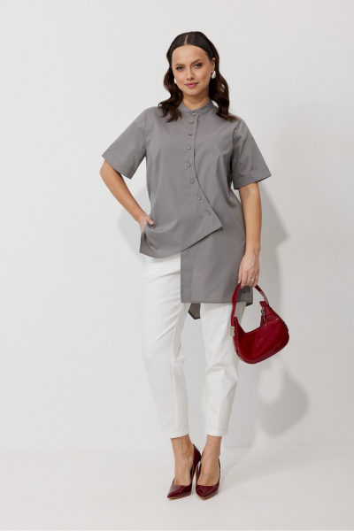 Блуза, брюки Mubliz 157 серый - фото 1