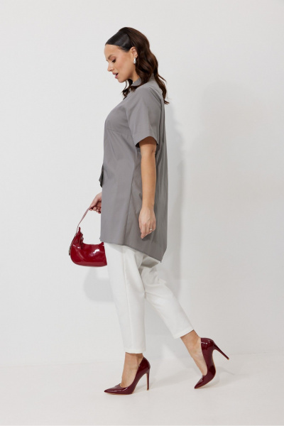 Блуза, брюки Mubliz 157 серый - фото 13