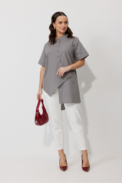 Блуза, брюки Mubliz 157 серый - фото 12