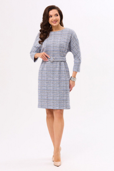 Платье Golden Valley 44351-1 темно-голубой - фото 1