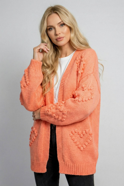 Кардиган Belange 3021 оранжевый - фото 3