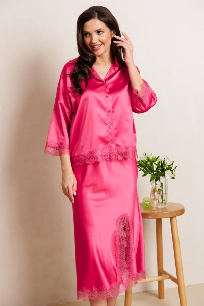 Блуза, юбка Anastasia 1331 фуксия - фото 4