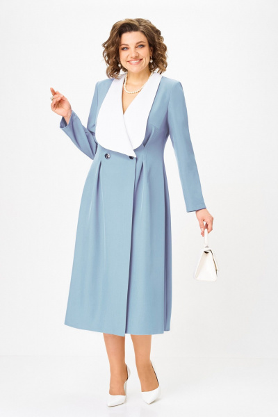 Платье Lady Secret 26317 голубой - фото 8
