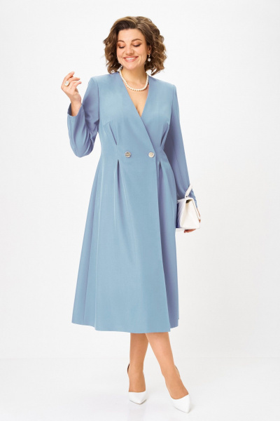 Платье Lady Secret 26317 голубой - фото 7
