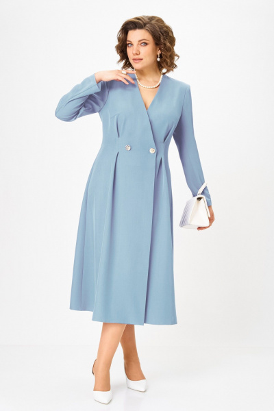 Платье Lady Secret 26317 голубой - фото 5