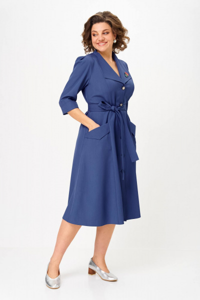 Платье Anastasia 1318.1 синий - фото 2