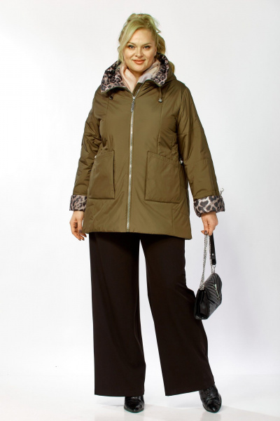 Куртка Shetti 2215 хаки - фото 1