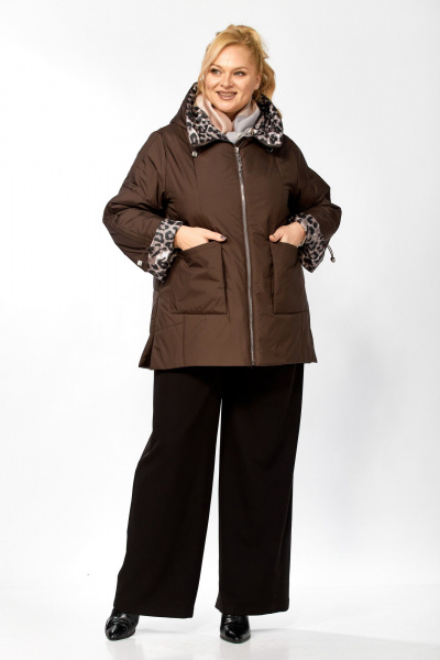 Куртка Shetti 2215 шоколад - фото 1