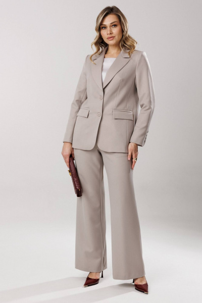 Брюки, жакет Ларс Стиль 1197 серый - фото 5