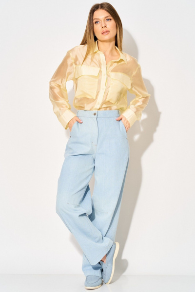 Блуза Laikony L-382-1 дюна - фото 9