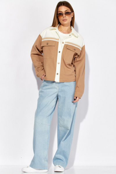 Жакет Laikony L-724 песочный - фото 10