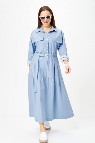 Платье TVIN 7003 голубой - фото 7