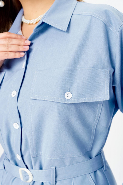 Платье TVIN 7003 голубой - фото 6