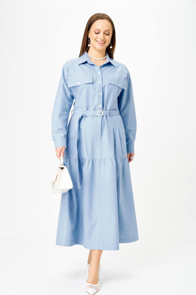 Платье TVIN 7003 голубой - фото 1