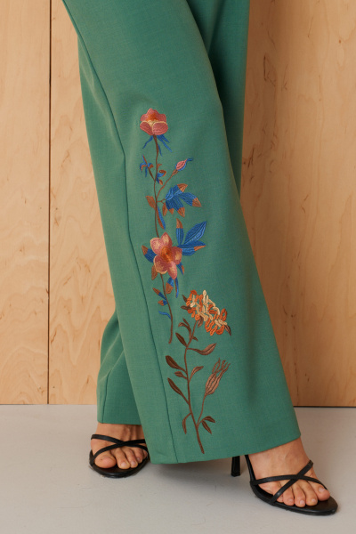 Брюки, жакет Панда 123120 зеленый - фото 4