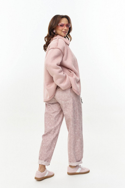 Куртка AVE RARA 1067/1 дымчато-розовый - фото 5