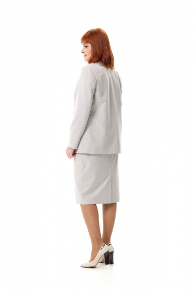 Жакет Соджи 680 светло-серый - фото 4