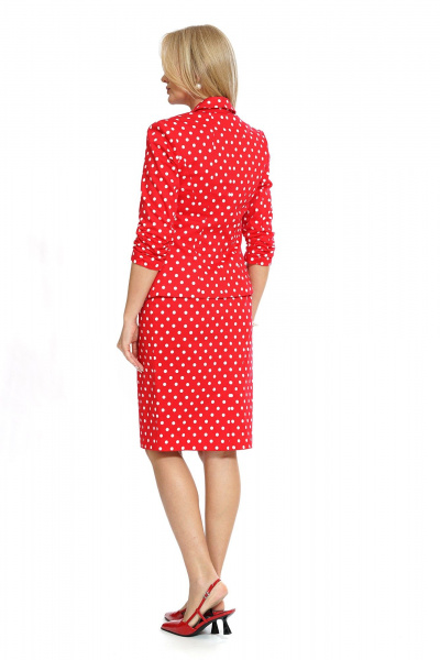 Жакет, топ, юбка Alani Collection 2533 красный - фото 13