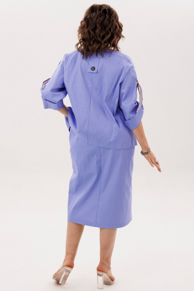 Жакет, топ, юбка Anelli 1831 джасаранский_фиолетовый - фото 2