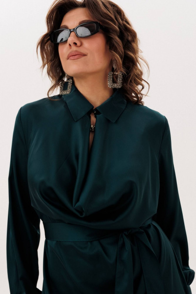 Платье Anelli 1832 глубоководный_зеленый - фото 10