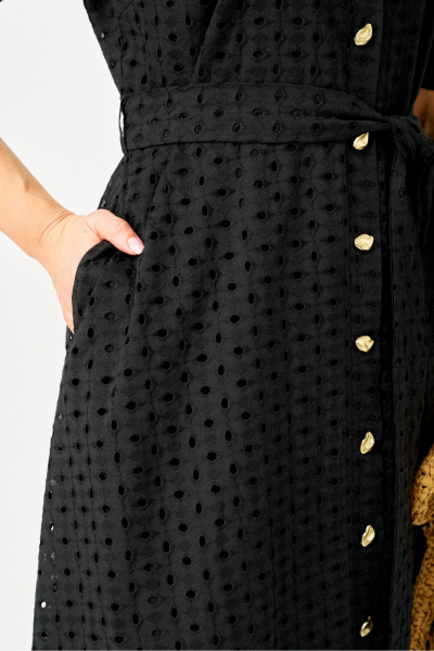 Платье AVA fashion М-187 черный - фото 8