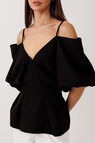 Блуза V&N Fashion 1126 черный - фото 2